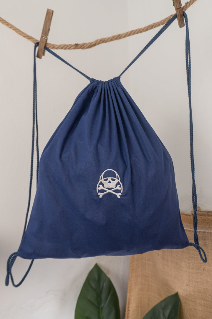 MOCHILA CUERDAS MARINO