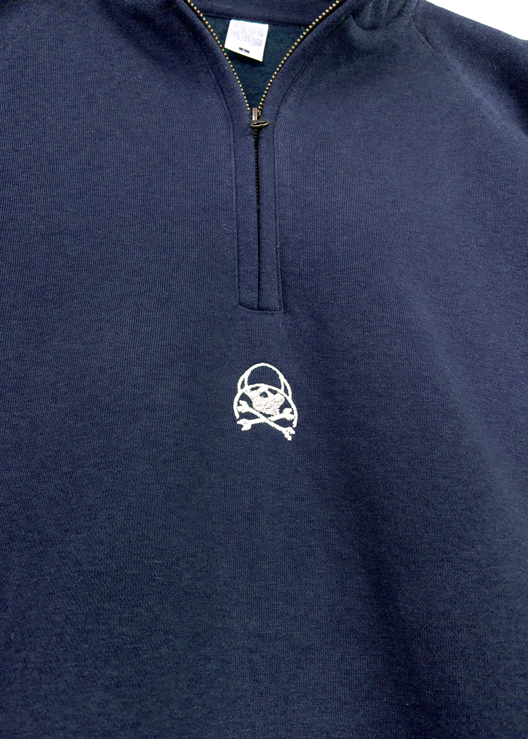 SUDADERA MEDIA CREMALLERA MARINO