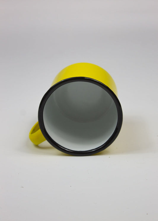 TAZA HOJALATA AMARILLA