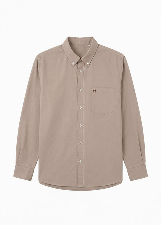 CAMISA OXFORD BEIGE