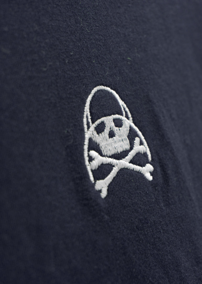 CAMISETA CUELLO BAJO PARA COSTALERO MARINO