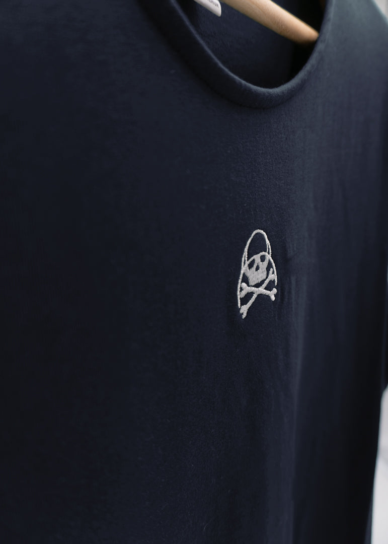 CAMISETA CUELLO BAJO PARA COSTALERO MARINO