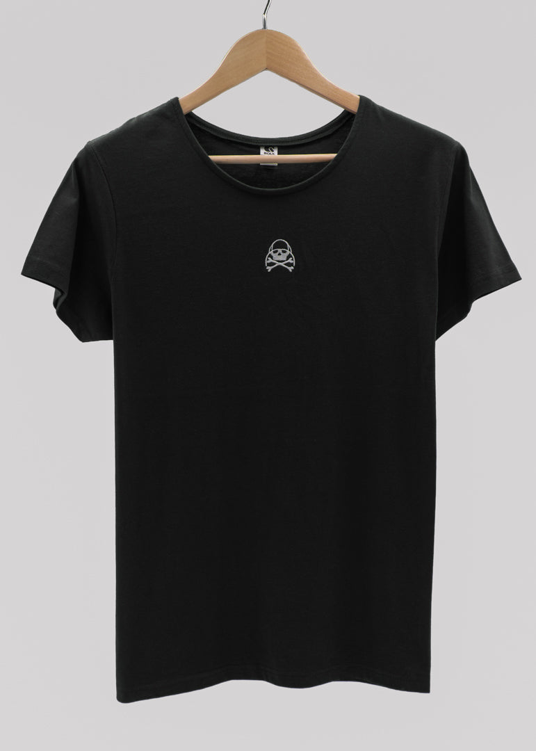 CAMISETA CUELLO BAJO PARA COSTALERO NEGRA