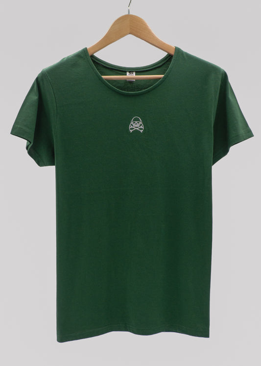 CAMISETA CUELLO BAJO PARA COSTALERO VERDE