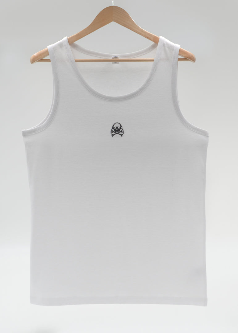 CAMISETA DE TIRANTE PARA COSTALERO BLANCA