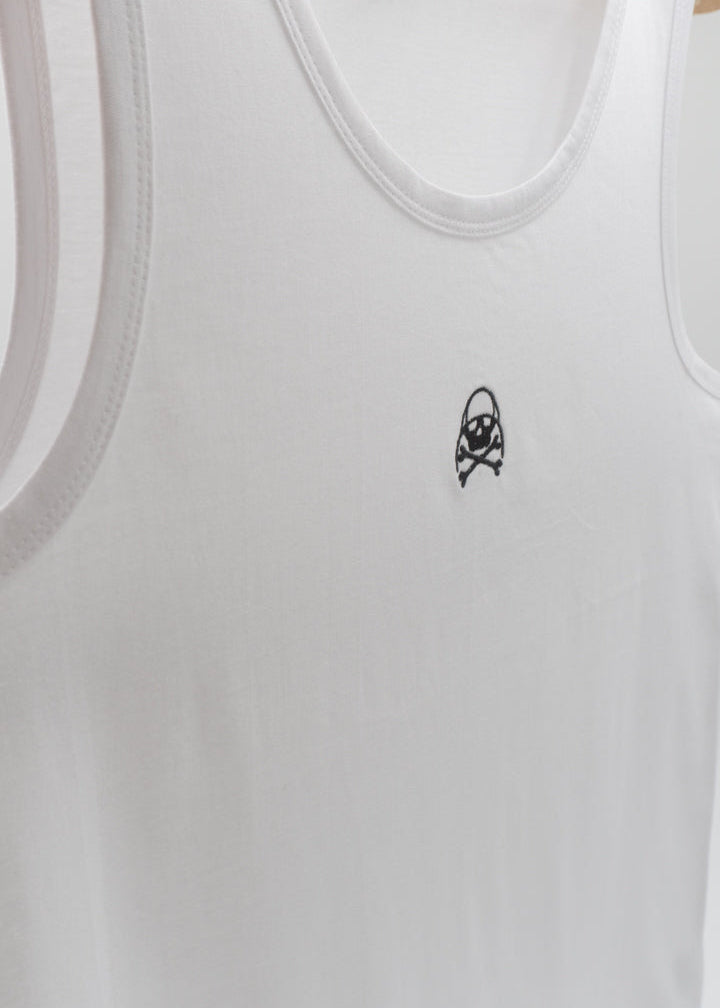 CAMISETA DE TIRANTE PARA COSTALERO BLANCA