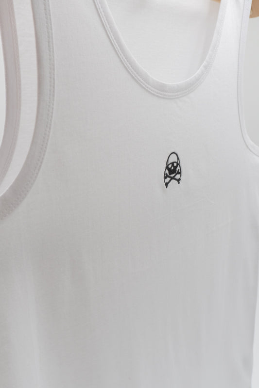 CAMISETA DE TIRANTE PARA COSTALERO BLANCA