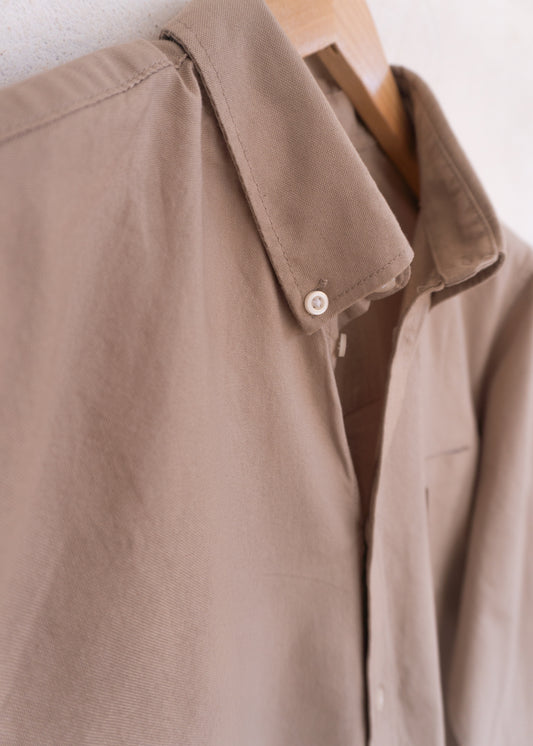 CAMISA OXFORD BEIGE