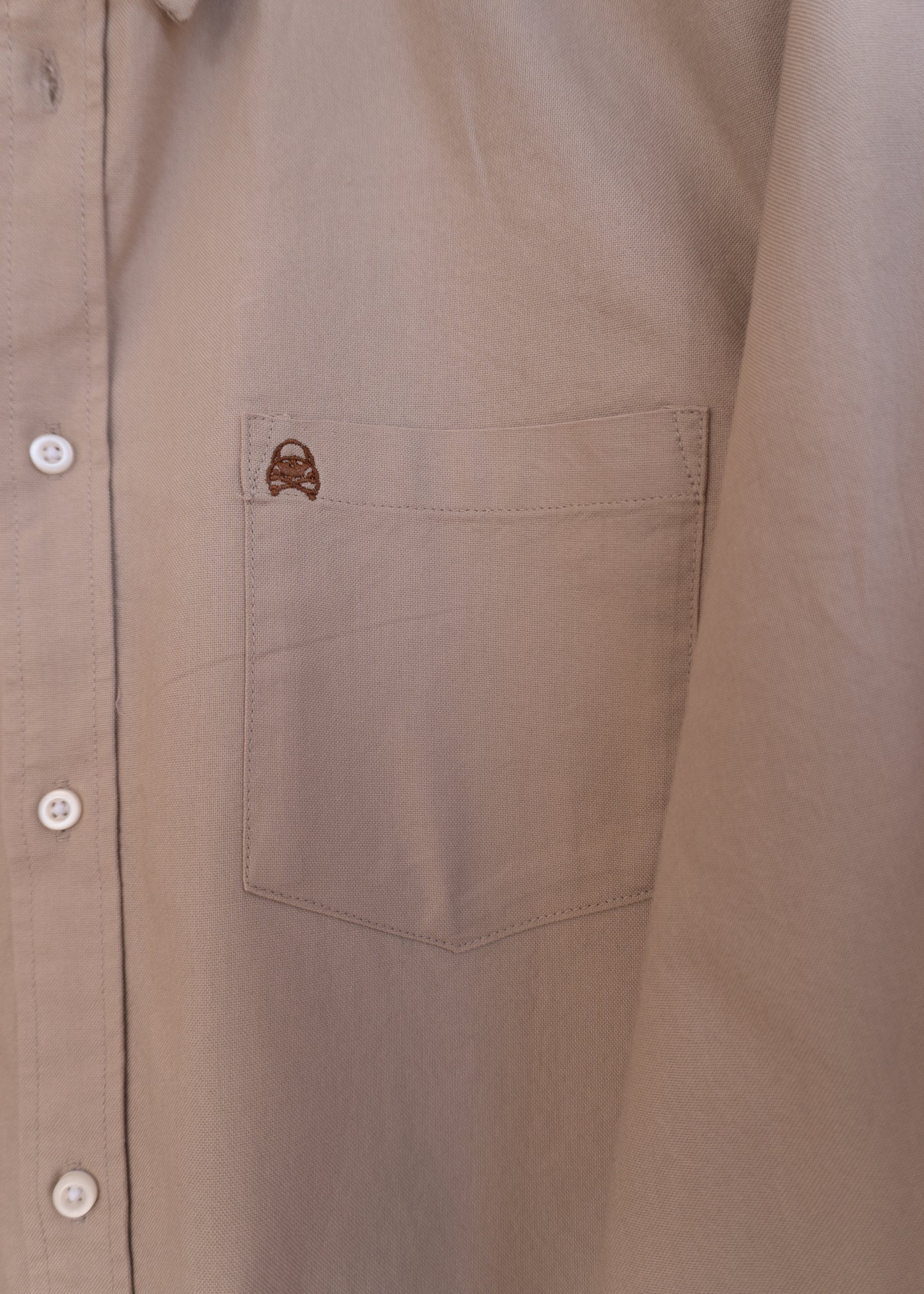 CAMISA OXFORD BEIGE