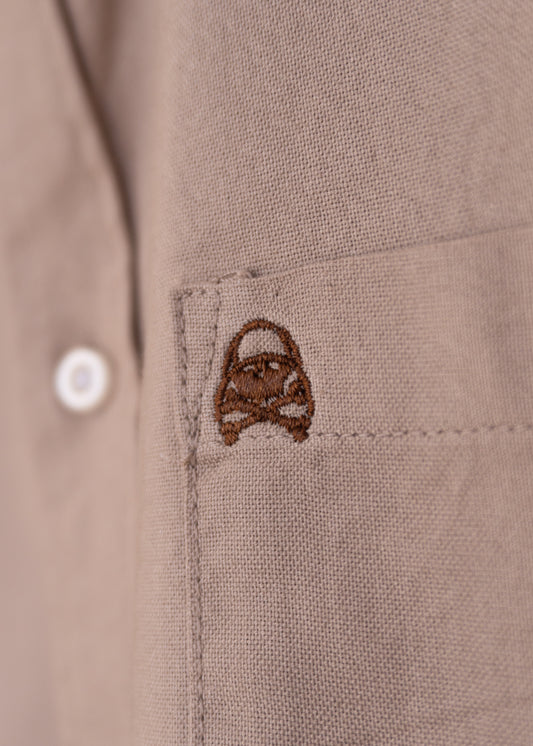 CAMISA OXFORD BEIGE