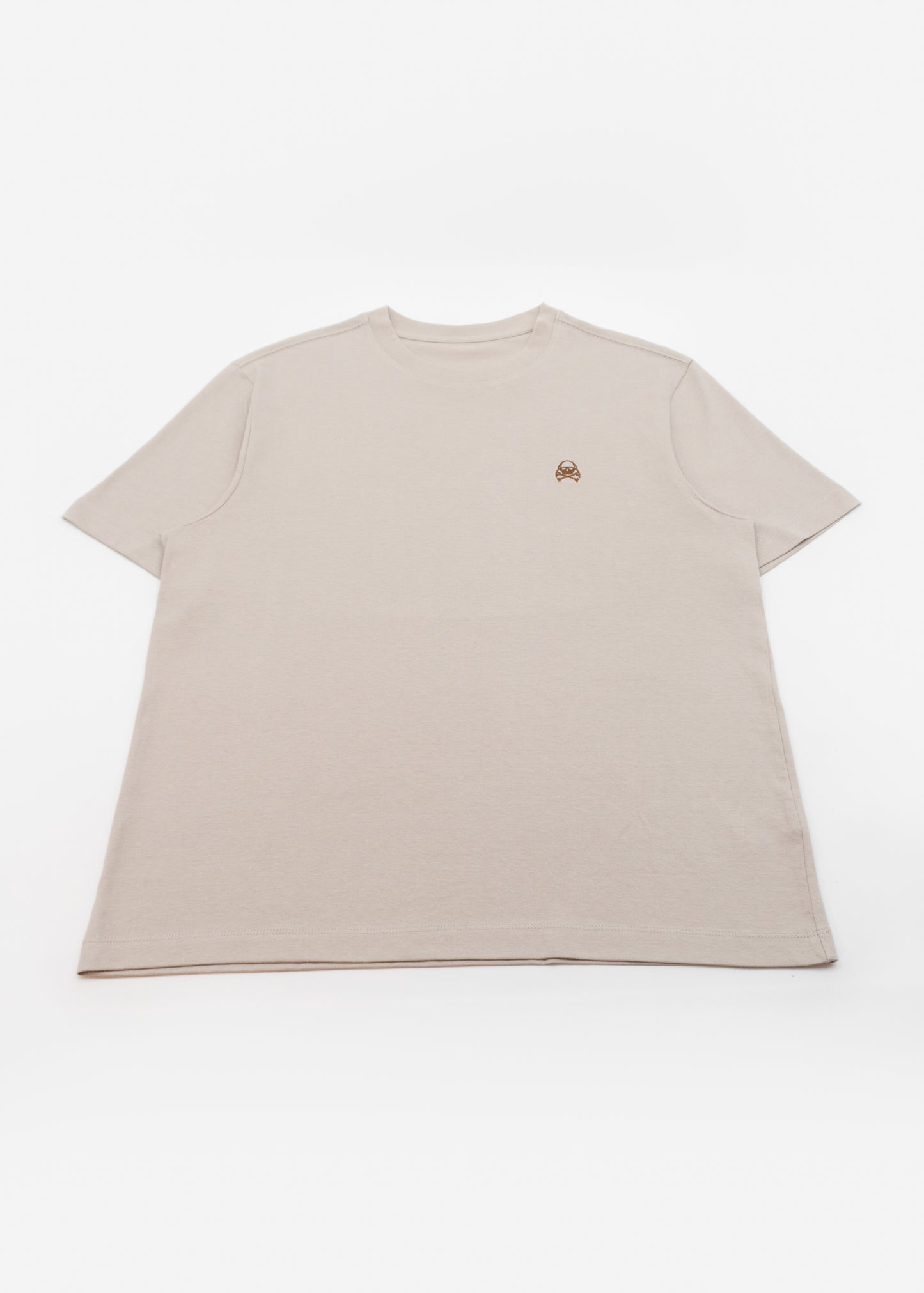 CAMISETA BORDADA BEIGE