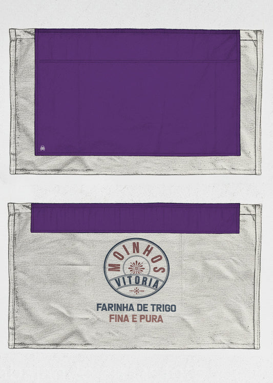 Costal Harina Algodón "L" Morado