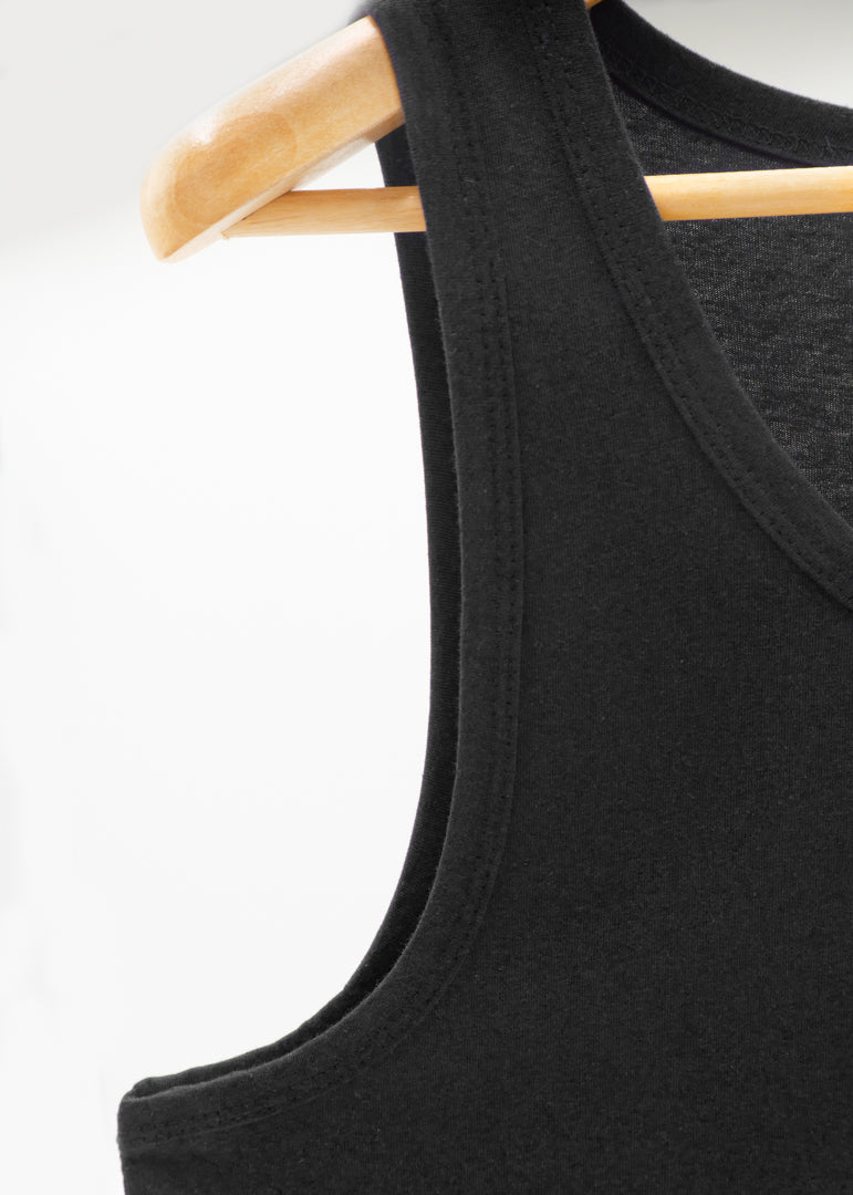 CAMISETA DE TIRANTE PARA COSTALERO NEGRA