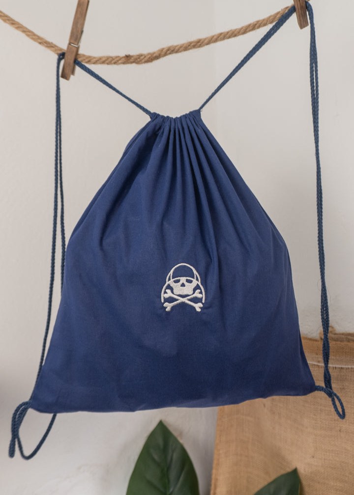 MOCHILA CUERDAS MARINO