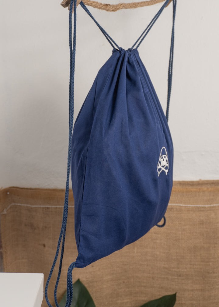 MOCHILA CUERDAS MARINO