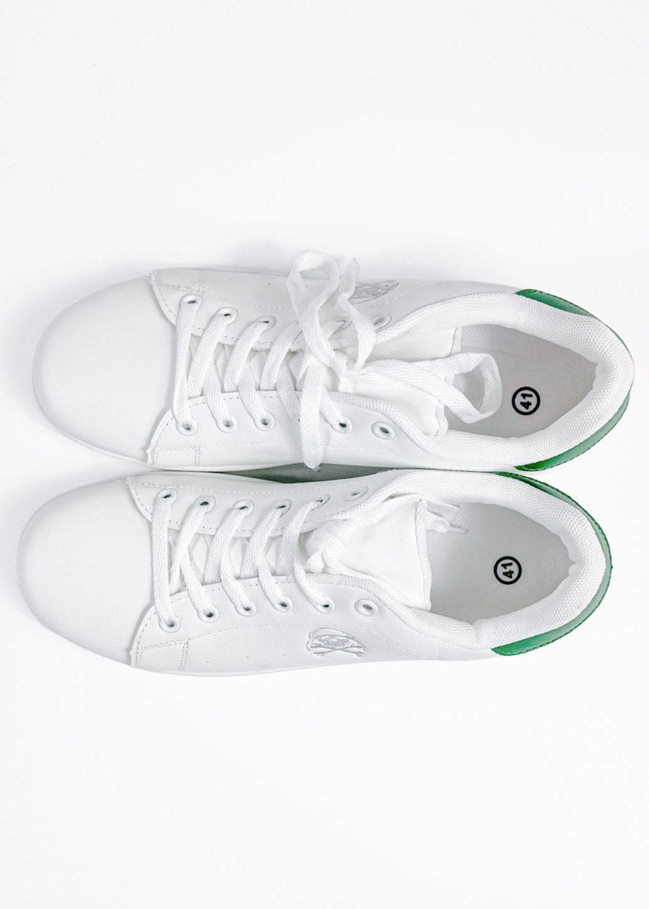 Zapatilla para costalero SOBRELOSPIES BLANCA Y VERDE
