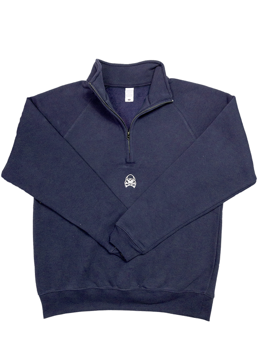 SUDADERA MEDIA CREMALLERA MARINO
