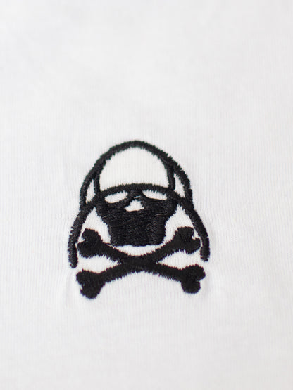 CAMISETA CUELLO BAJO PARA COSTALERO BLANCA