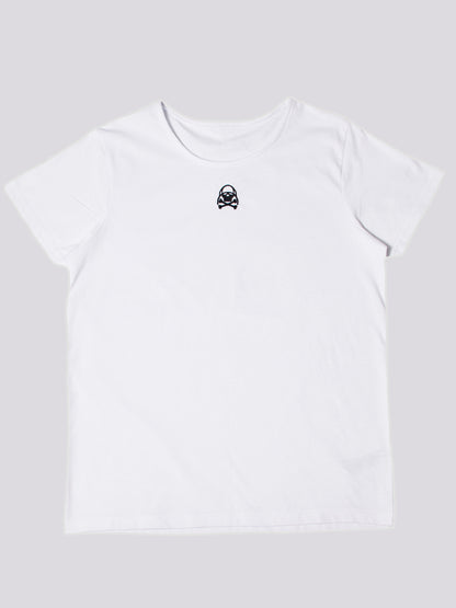 CAMISETA CUELLO BAJO PARA COSTALERO BLANCA
