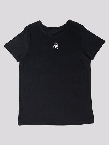 CAMISETA CUELLO BAJO PARA COSTALERO NEGRA